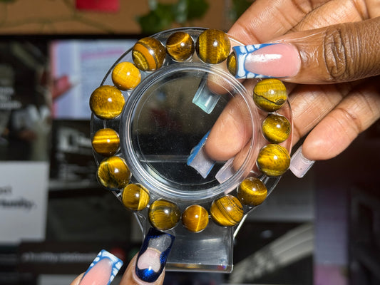 Natural Tigers Eye Bracelet