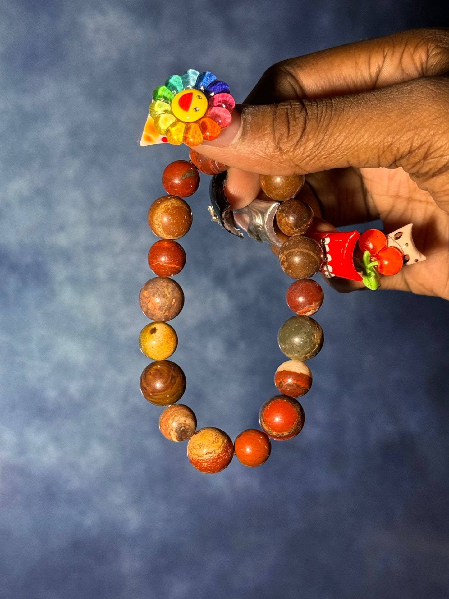 Natural Red Jasper Bracelet